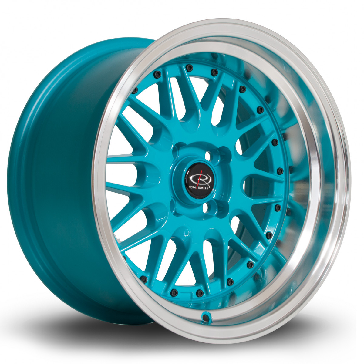 Kensei 15x8 4x100 ET0 Teal with Polished Lip