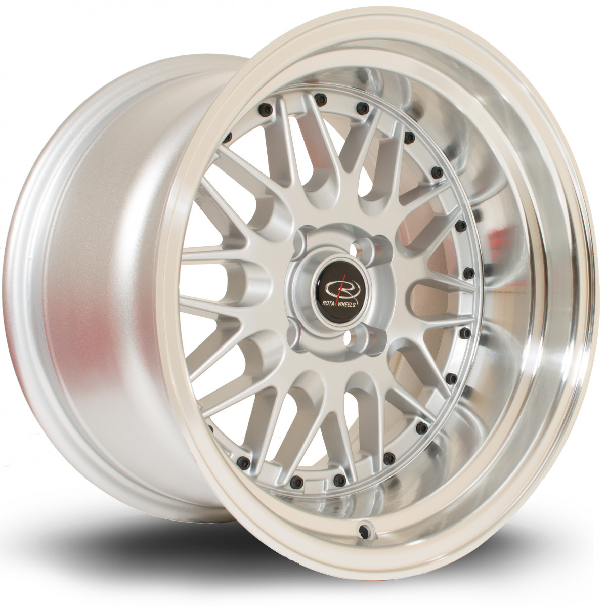 Kensei 15x9 4x114 ET-10 Silver with Polished Lip