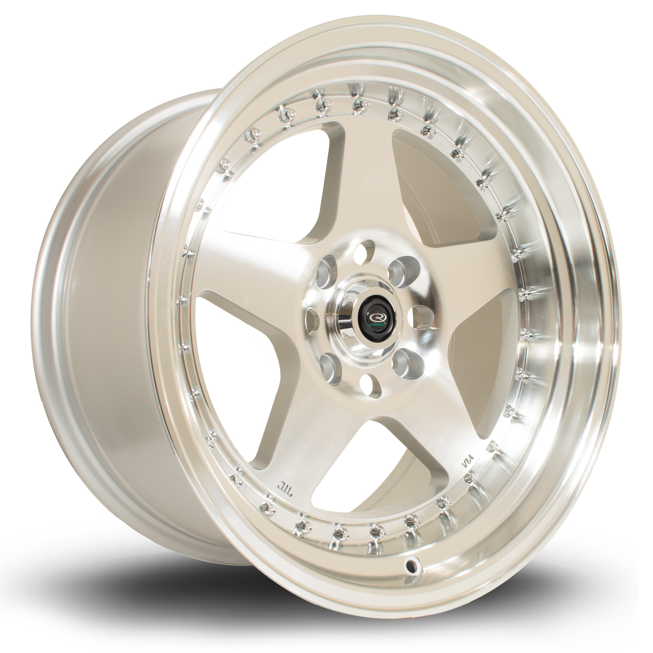 Kyusha 17x9 5x120 ET20 Silver with Polished Face