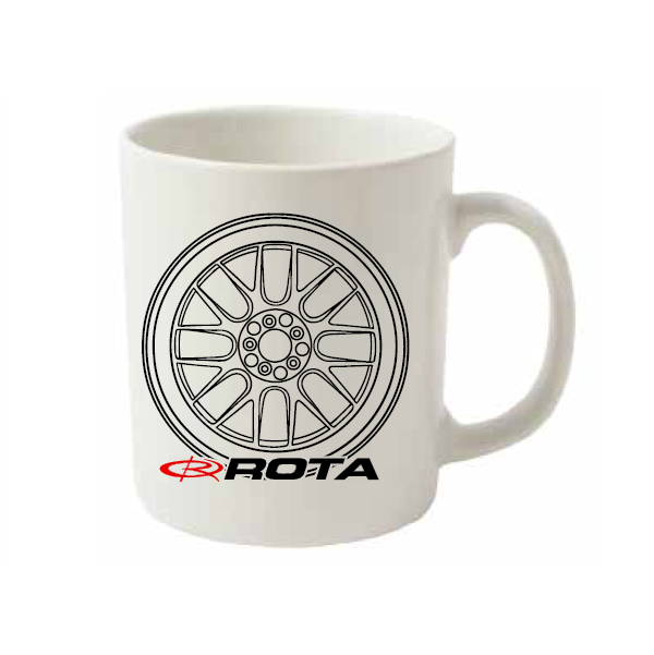 Rota Wheels White Mug