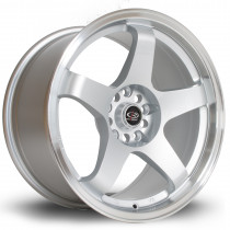 GTR 17x9.5 5x114 ET30 Silver with Polished Lip